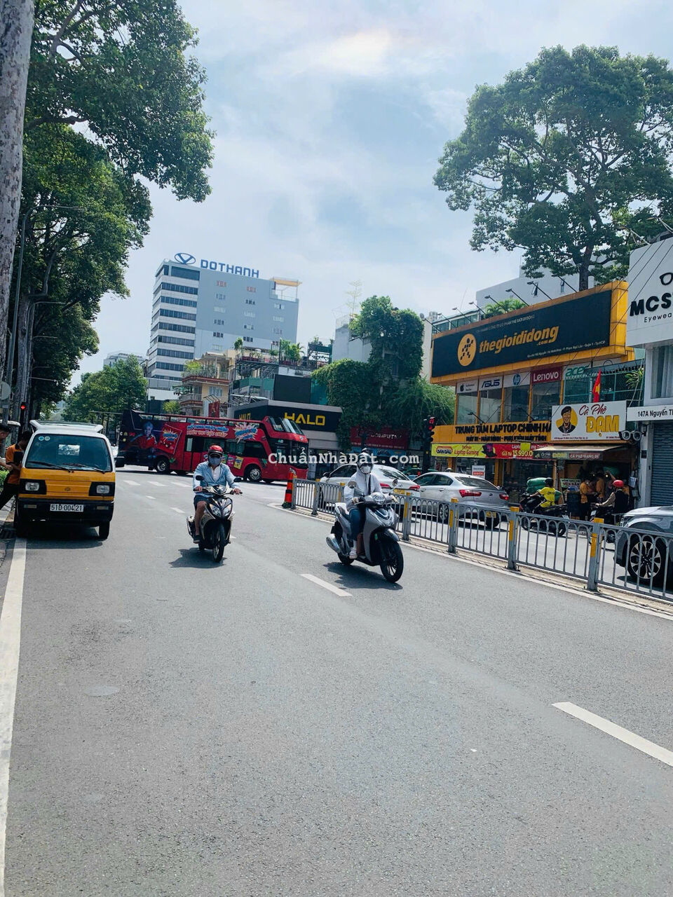 Cho thuê nhà mặt tiền Nguyễn Thị Minh Khai P. Đakao Quận 1 DTt : 6 x 17m. Gía thuê 80tr/tháng.