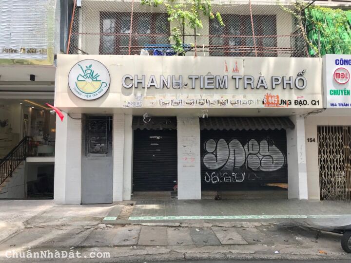 Cho thuê mặt bằng mặt tiền số Trần Hưng Đạo, Quận 1, DT: 6.5x16m nở: 10m, 1 trệt, 45 triệu/tháng.
