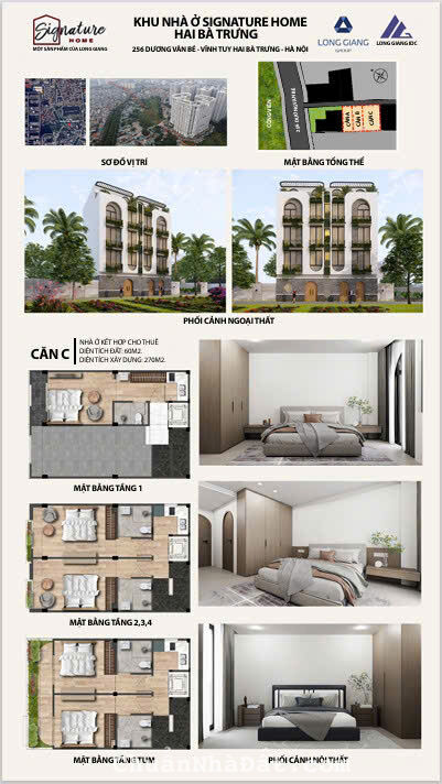 Chính chủ bán căn C - Signature Home Dương Văn Bé - phường Vĩnh Tuy - Hai Bà Trưng – Hà Nội