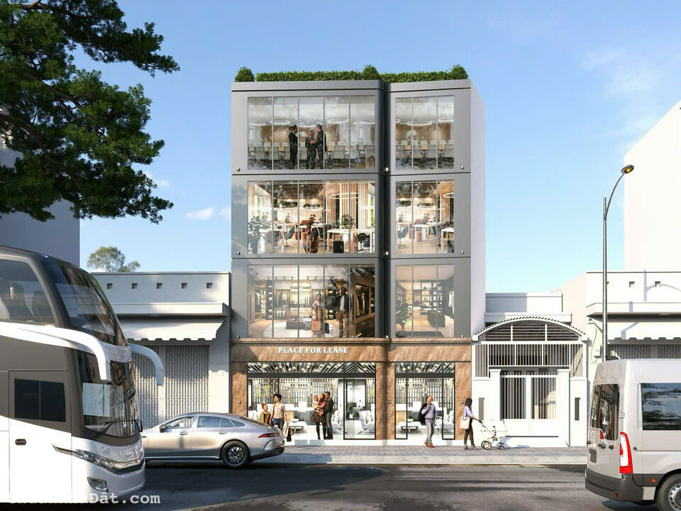 Cho thuê nhà 97 - 99 Cách Mạng Tháng Tám, Bến Thành, Quận 1. Trệt, 3 Lầu, DT 9x15 chỉ 200tr