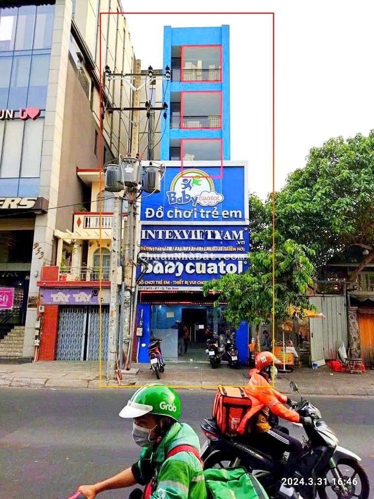 Cho thuê nhà 957 Cách Mạng Tháng 8, Phường 7, Quận Tân Bình. Trệt 6 Lầu Thang máy chỉ 60tr Cho thuê nhà 957 Cách Mạng Tháng 8, Phường 7, Quận Tân Bình. Trệt 6 Lầu Thang máy chỉ 60tr