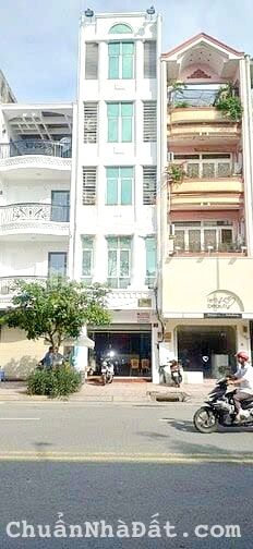 Cho thuê nhà mặt tiền 404 Hoàng Diệu, Phường 2, Quận 4. Trệt, 4 lầu, 10P, 9WC chỉ 60tr