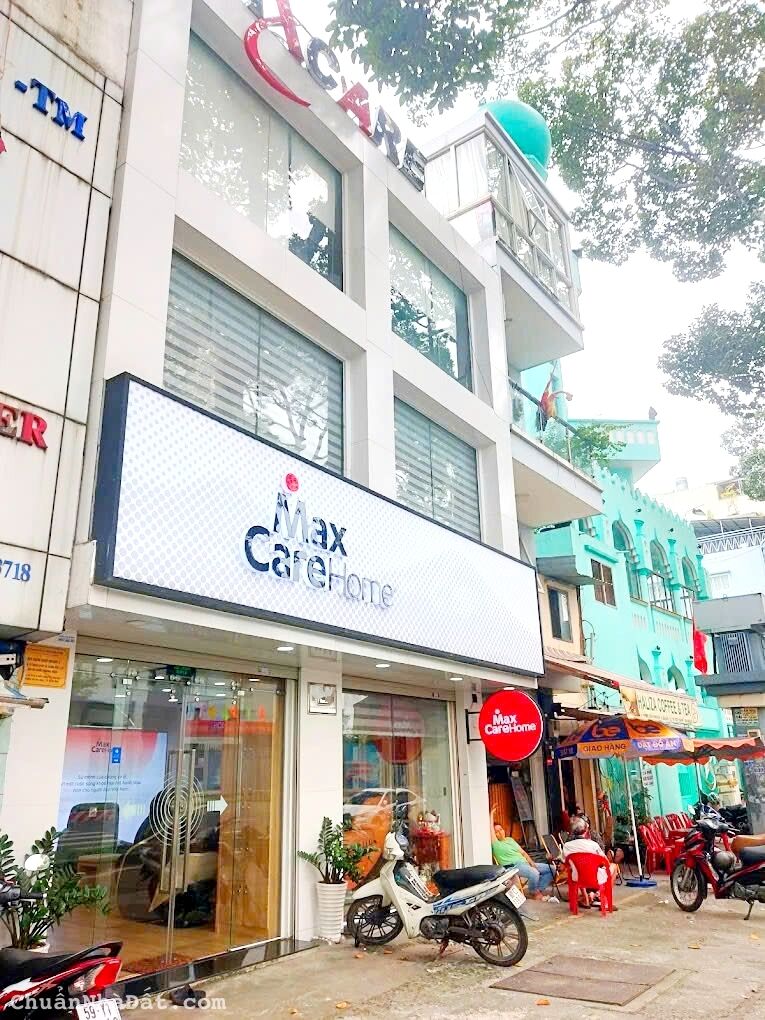 Cho thuê nhà mặt tiền 461A Trần Hưng Đạo, Phường Cầu Kho, Quận 1. Trệt, 2 Lầu chỉ 90tr