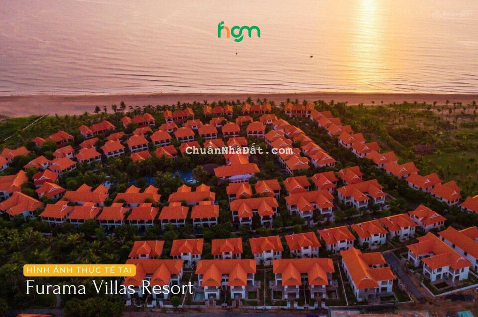 Biệt thự đơn lập Furama Villas sát biển 378m2 vận hành cho thuê thu nhập cao