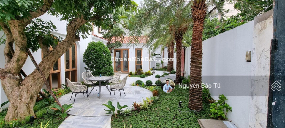 Biệt thự Địa Trung Hải mới xây đẹp P. Thảo Điền Q2, 21x24m 502.3m2 full nội thất cao cấp. Giá 92 tỷ