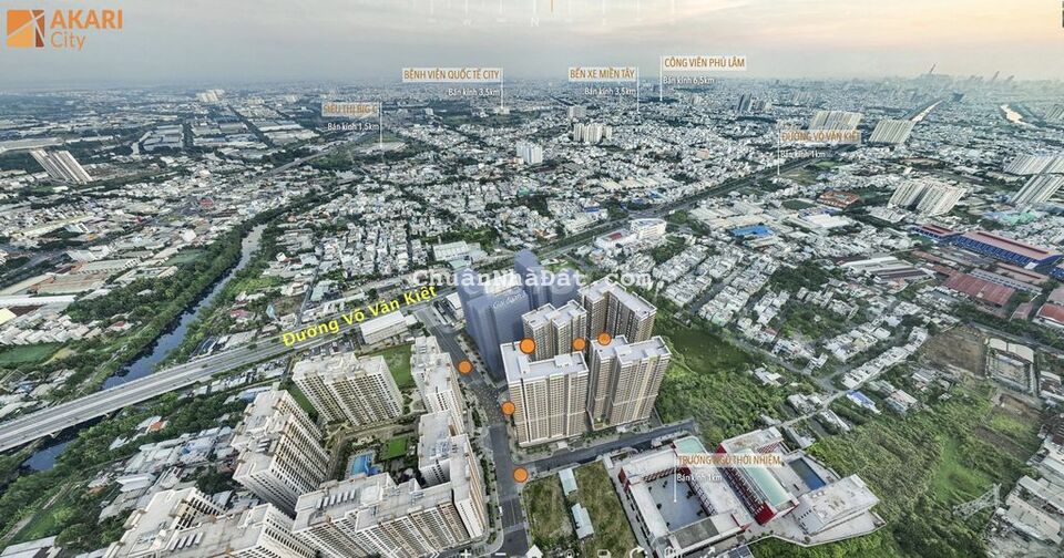 Căn 2PN 2WC view Võ Văn Kiệt, cách Q1 chỉ 20p, trả tiến độ 36 tháng