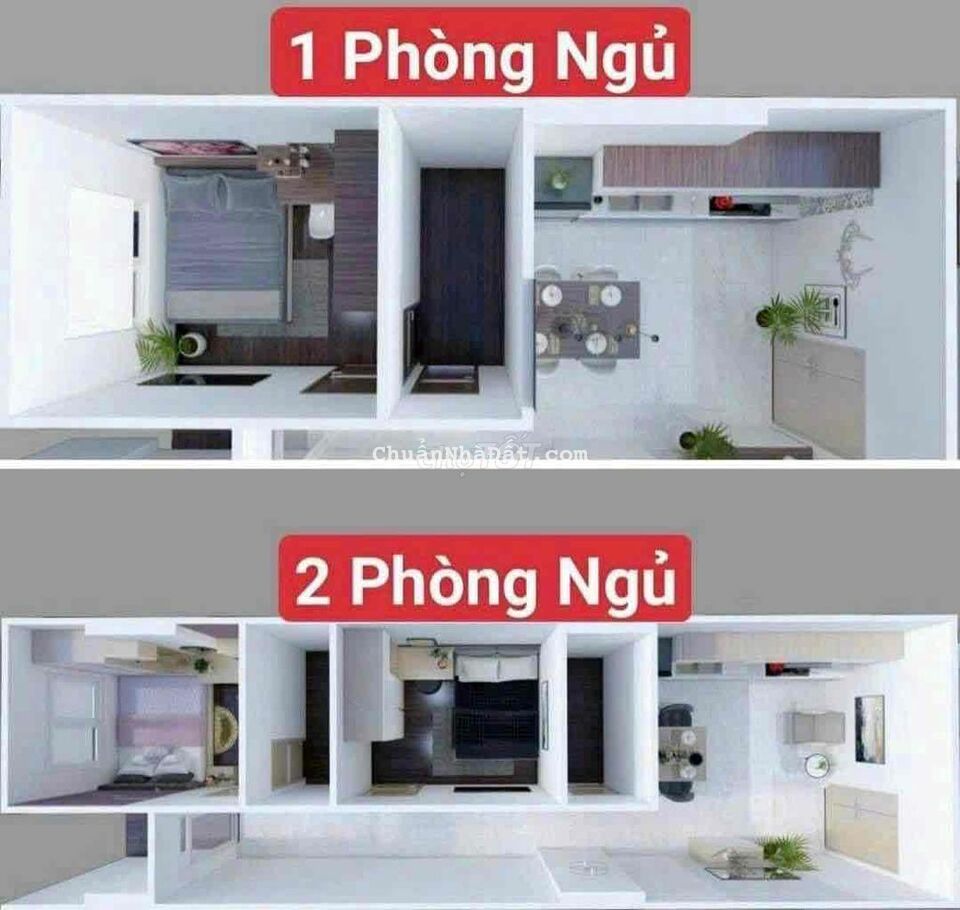 Căn hộ 2 phòng ngủ Tây Đô plaza gần Bệnh Viện số 10
