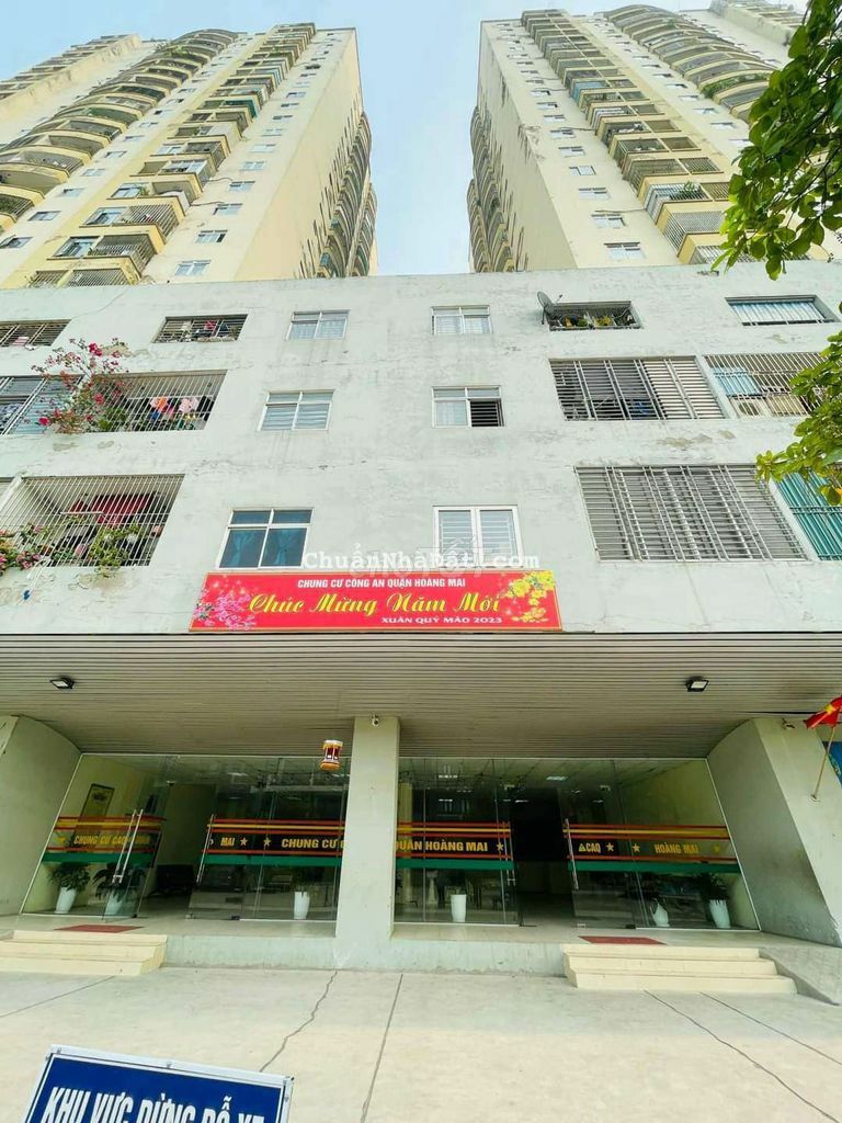 Chung cư bộ công an 79THANH ĐÀM 85M2 x 2NGỦ RỘNG