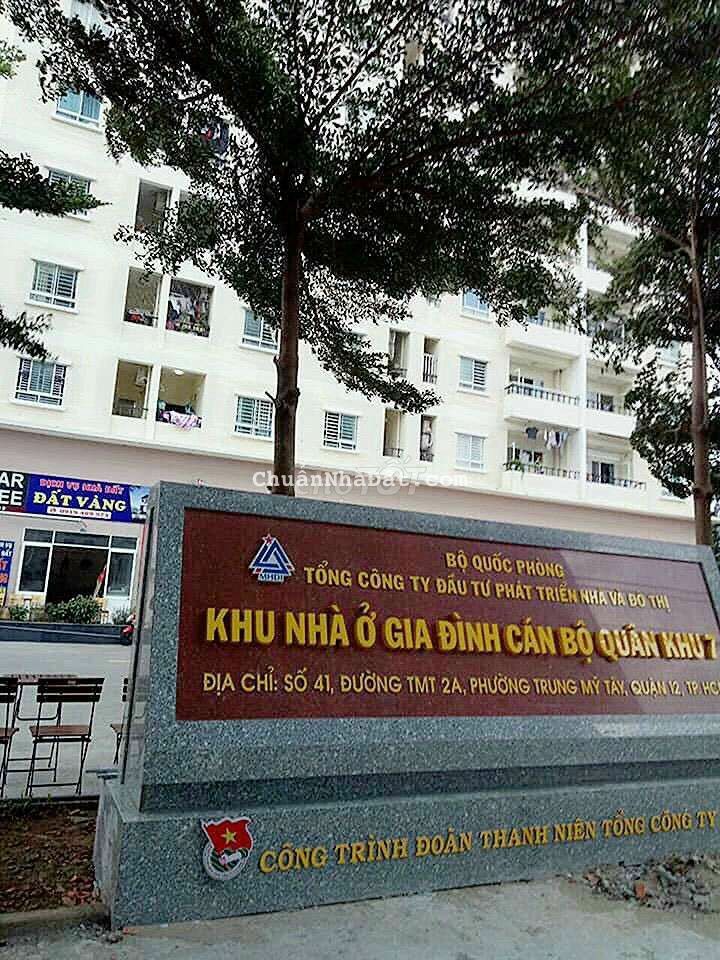 Kẹt tiền cần bán gấp căn hộ chung cư Quân khu 7