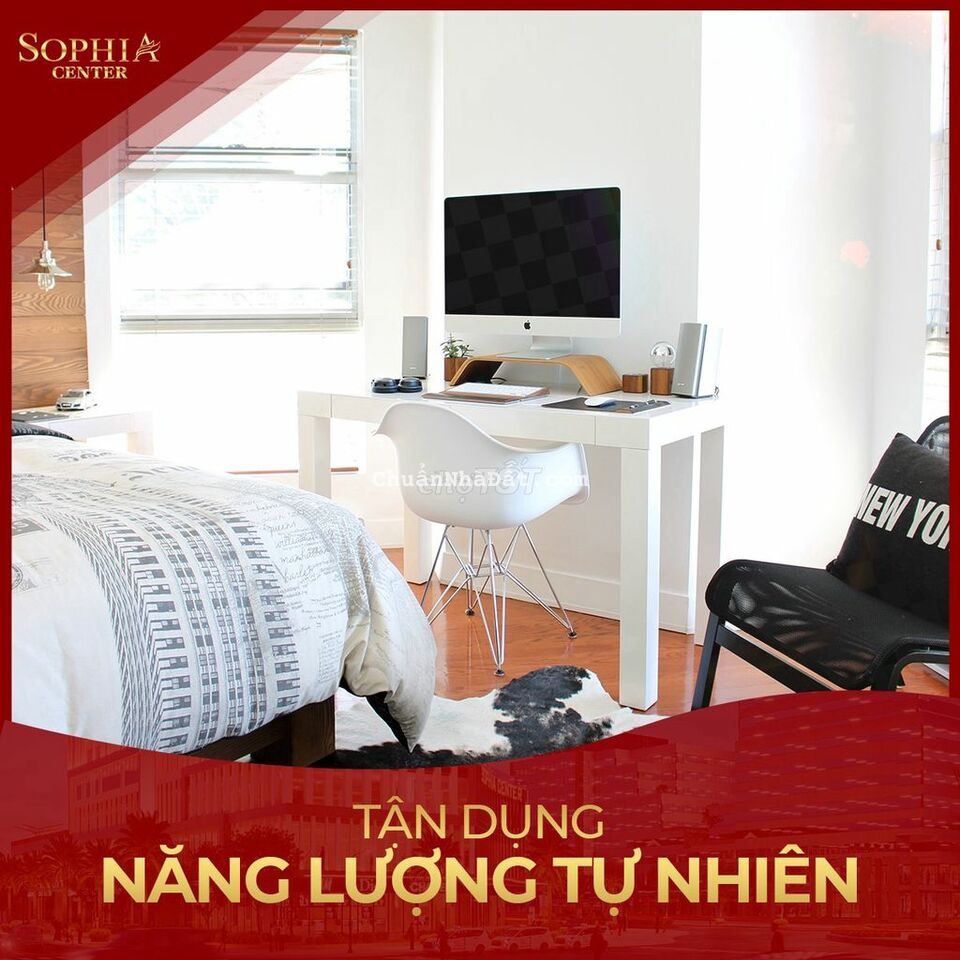 Căn hộ Sophia Center 1 phòng ngủ, 32.76m2, tầng chuyên gia, hoàn thiện