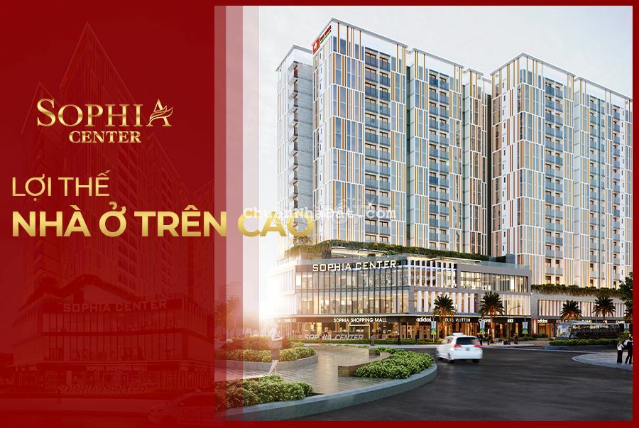 Căn hộ góc Sophia 2 phòng ngủ, view hồ bơi, tầng 16, 75m2, hoàn thiện