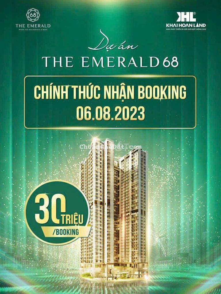 Dự Án The emerald 68.   Căn hộ 5sao  tại vĩnh phú thuận an giáp TP HCM