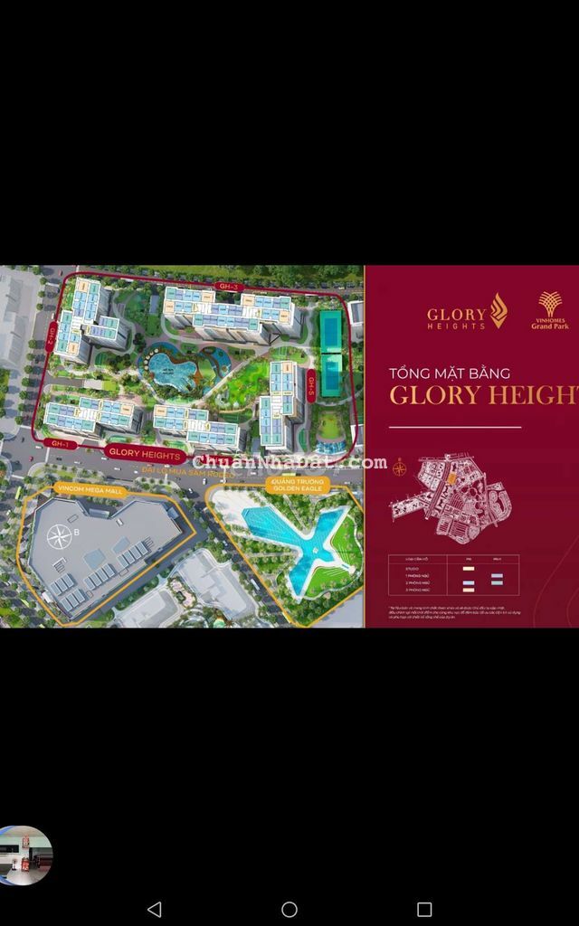 BÁN LỖ 200TR CĂN HỘ HOA HẬU GH6 GLORY HEIGHT VINHOME