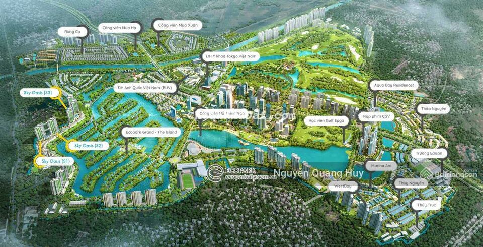 Cần bán cắt lỗ căn chung cư tại tòa S1, dự án Sky Oasis Ecopark, DT thông thủy 74,2m2, tầng đẹp