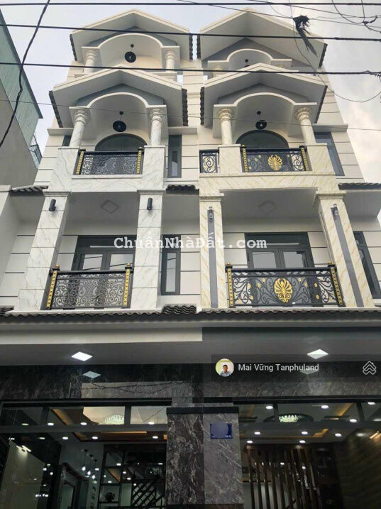 Bán nhà 3 lầu mới mặt tiền Đường Số 11, Phường Bình Hưng Hoà, Quận Bình Tân. 4mx16m, giá 6.7 tỷ