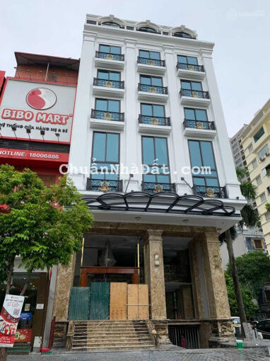 Bán nhà mặt phố Nguyễn Khánh Toàn 57 Tỷ 100m2 xây 5 tầng 2 mặt thoáng vị trí đẹp nhất phố