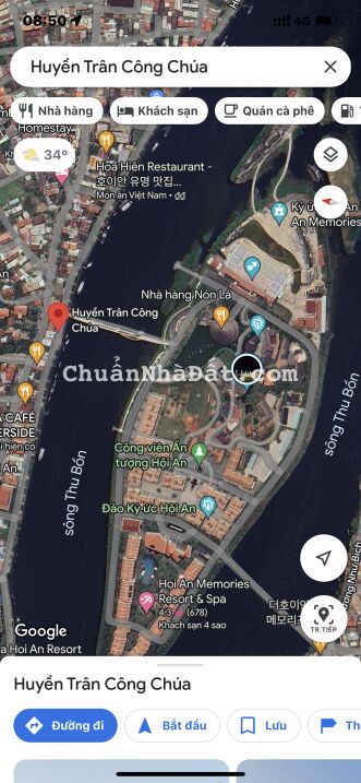 Bán nhà cấp 4 - 3 mặt tiền đường Huyền Trân Công Chúa - Hội An - Quảng Nam