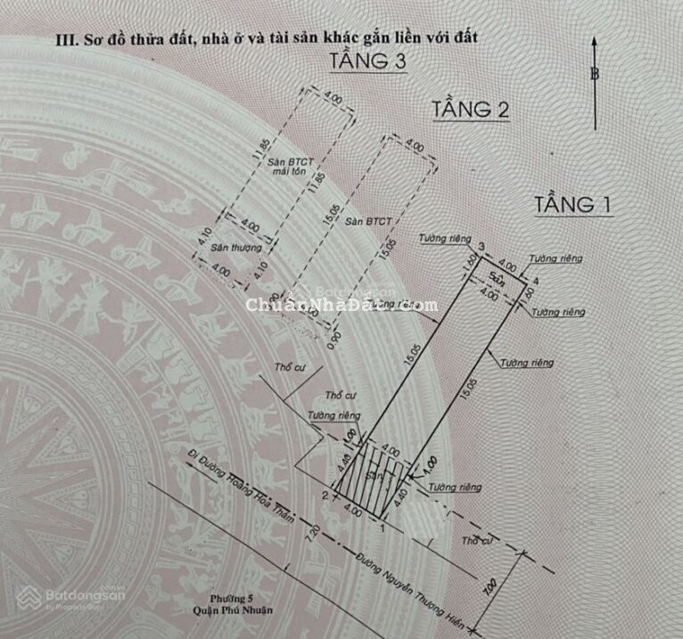 Mặt tiền đường Nguyễn Thượng Hiền - gần chung cư Botanic Tower, DT 4x20, 3 tầng, gía 14,8 tỷ