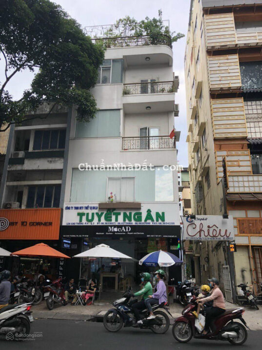 Bán nhà quận 3 mặt tiền đường Cao Thắng