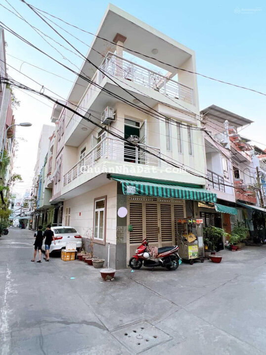 Bán nhà mặt tiền q.4 - ĐS Tân Vĩnh - nhà lô góc 2 MT mới kinh doanh tốt -41m đất hiện hữu giá 8.5T