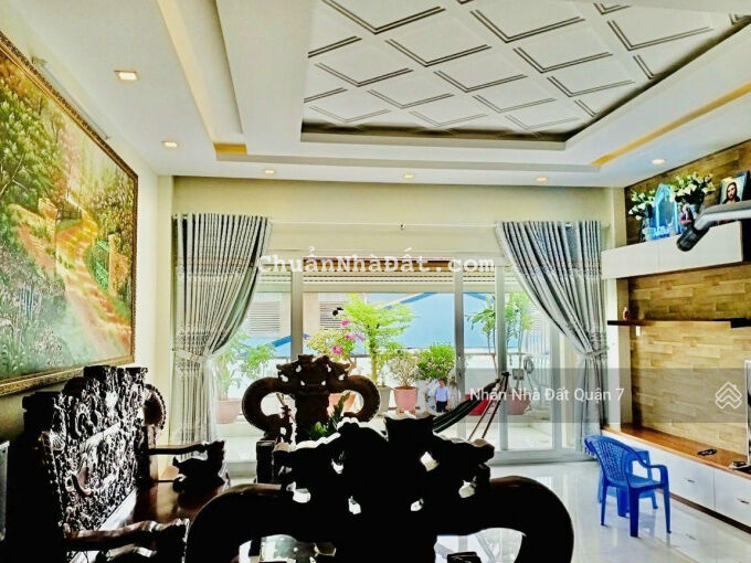 Nhà đẹp giá tốt KDC Savimex Phú Thuận - ngay Phú Mỹ Hưng, 5x20m, 4T, giá 13.5 tỷ thương lượng