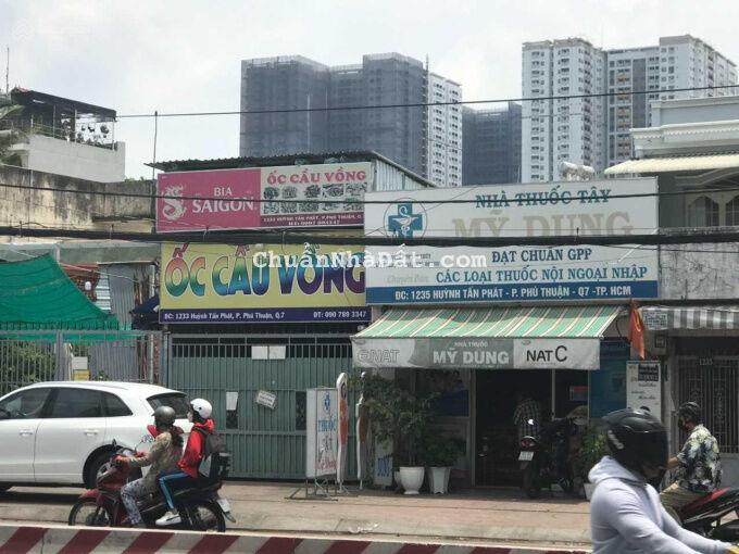 Bán nhà mặt tiền kinh doanh Huỳnh Tấn Phát, Phường Tân Phú, DT: 5 x 28m giá: 21 tỷ