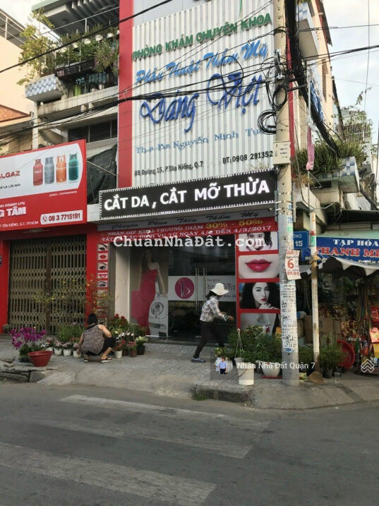 Vị trí đẹp đường Số 15-Chợ Tân Quy-góc 2 mặt thoáng-Kinh doanh mọi ngành nghề-8,6x20-thue 100 triệu