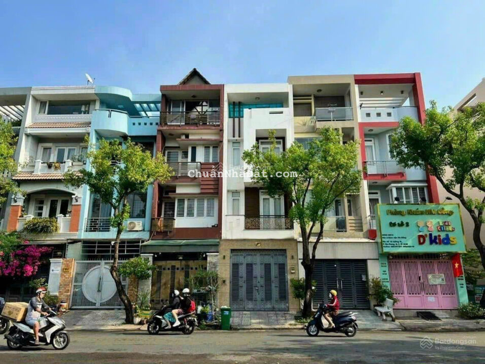 Bán nhà 4x18m 4 tầng giá 12.2tỷ mặt tiền đường Số 32 An Phú Hưng - Tân Quy Đông P. Tân Phong quận 7