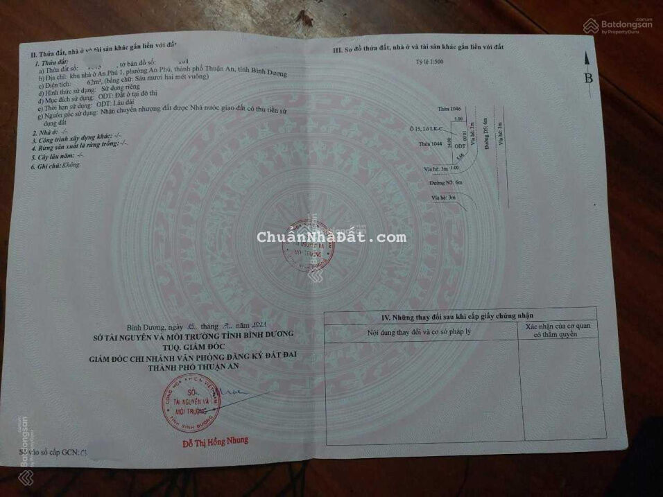 Bán rẻ căn góc 2 mặt tiền 3 tấm An Phú Thuận An Bình Dương