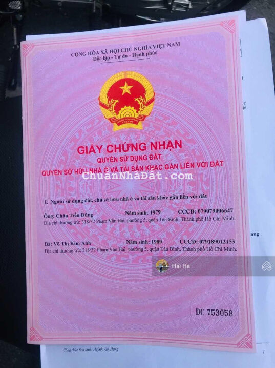Bán nhà mặt tiền đường Sơn Cang, P12, Tân Bình. DT 4x20m cách 500m là ngã tư Bảy Hiền. chợ Bà Hoa