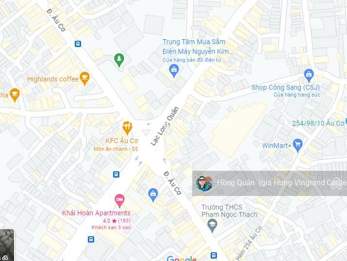 Bán tòa nhà mặt tiền Âu Cơ, Phường Phú Trung, Tân Phú đối diện Nhà thiếu nhi TB góc Lạc Long Quân Bán tòa nhà mặt tiền Âu Cơ, Phường Phú Trung, Tân Phú đối diện Nhà thiếu nhi TB góc Lạc Long Quân