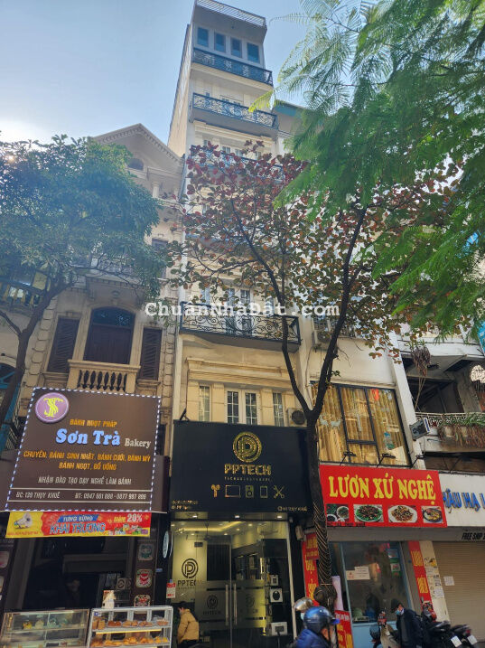 Bán nhà mặt phố Thụy Khuê, liền kề Golden Westlake. 2 mặt tiền, kinh doanh, 8 tầng TM, 45m2, 17 tỷ