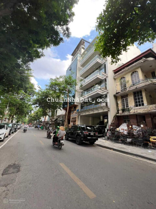 Bán toà văn phòng dịch vụ 2 thoáng mặt phố Thái Hà - Nguyễn Văn Tuyết, 185m2 x 10 tầng. 89.8 tỷ