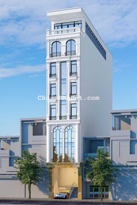 Bán toà văn phòng 2 thoáng mặt phố Trường Chinh, 192m2 x 8 tầng. 45 tỷ, cho thuê full 150tr/th