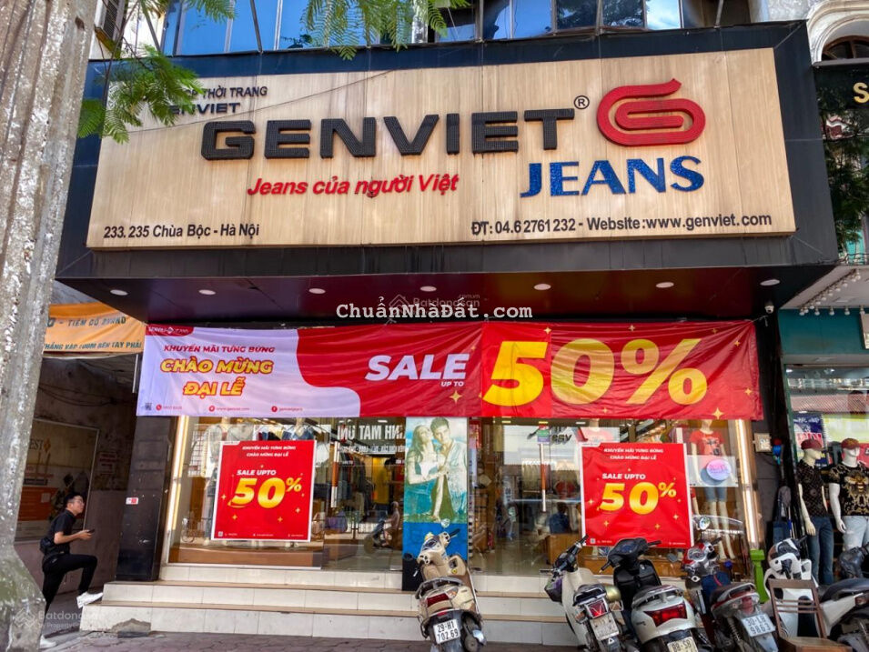 Bán nhà mặt phố Chùa Bộc, trung tâm thời trang, lô góc 3 thoáng, kinh doanh, 5 tầng, 55m2, 32 tỷ