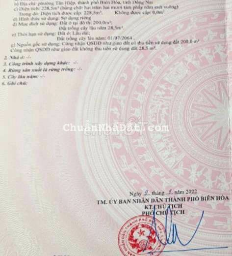 BÁN RẺ NHÀ ĐẤT TÂN HIỆP SỔ HỒNG THỔ CƯ ĐƯỜNG NHỰA 5m, SÂN ĐẬU 3 OTO