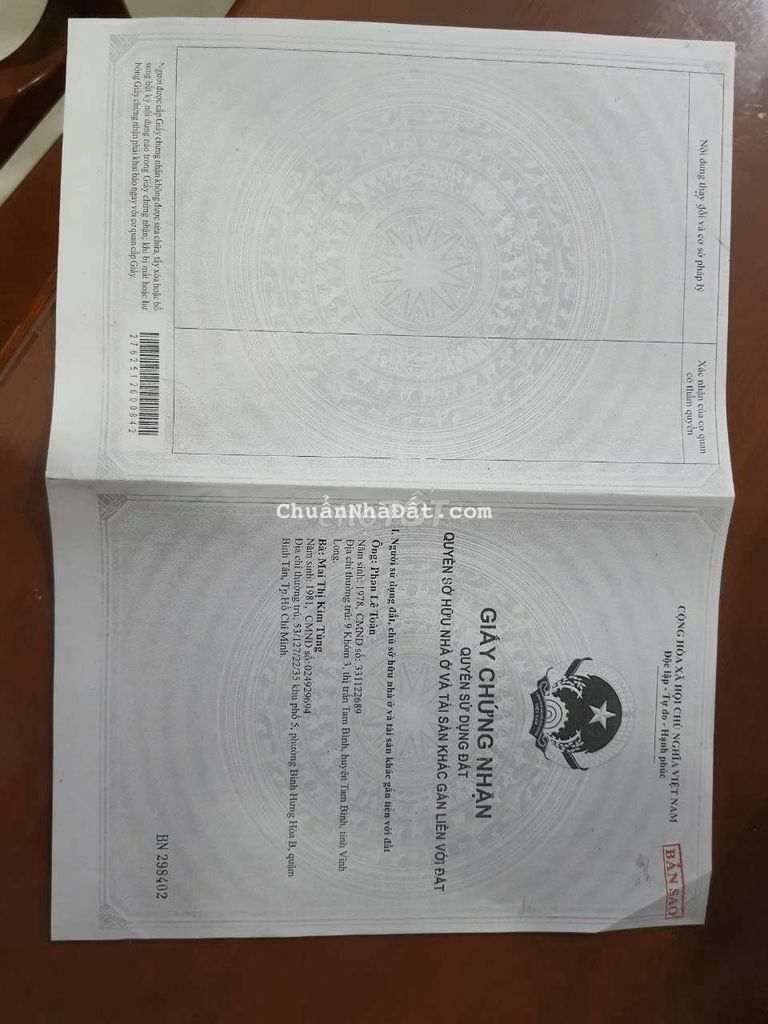 Nhà 1 trệt 1 lầu hẻm ba gác xã an phú tây bình chánh