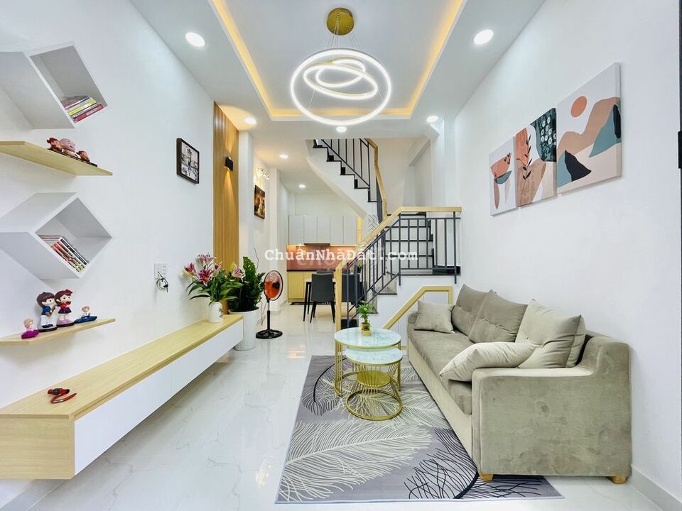 Hẻm xe hơi *6x21m* 4 tầng (7PN, 6WC).Lê Quang Định Bình Thạnh 13.5 tỷ