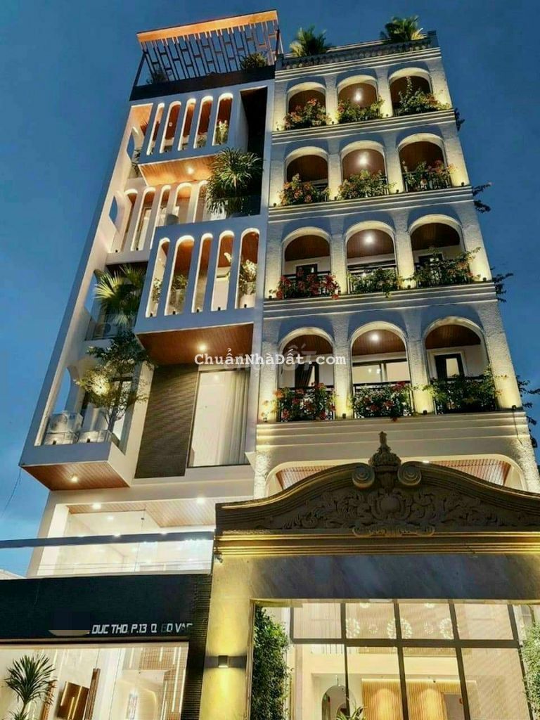 Toà CHDV 7Tầng 6,2x30(179m2) Hẻm 10m Bạch Đằng - Huỳnh Đình Hai Giá Rẻ