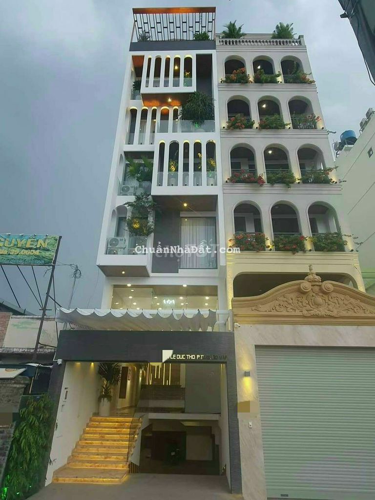 Toà CHDV 7Tầng 6,2x30(179m2) Hẻm 10m Bạch Đằng - Huỳnh Đình Hai Giá Rẻ