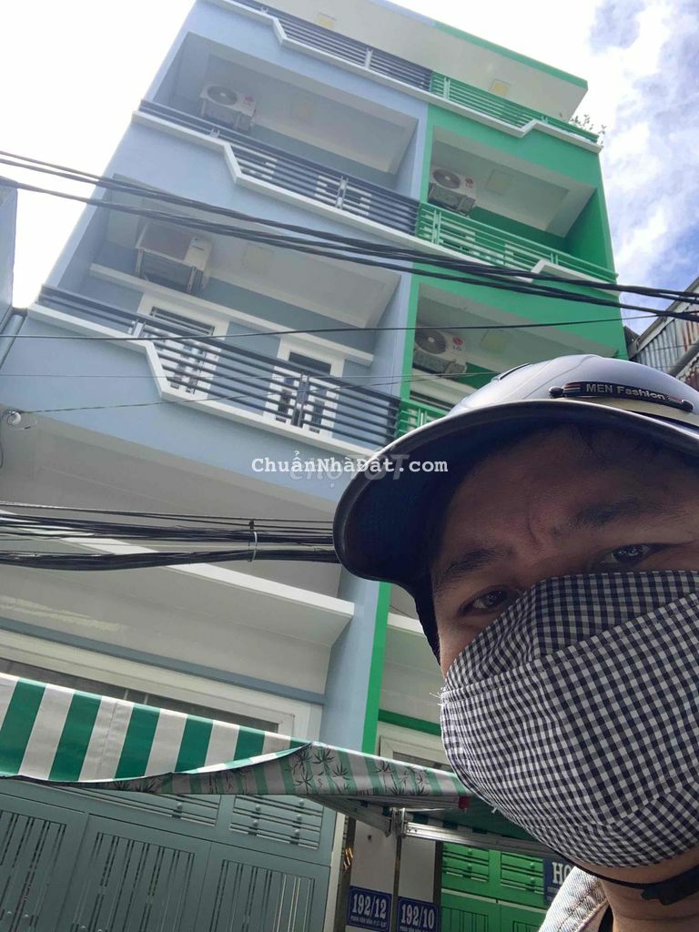 Cực Thơm Hoàng Hoa Thám Bình Thạnh : 45m 5 tầng 7,5 tỷ ,ô tô vào nhà