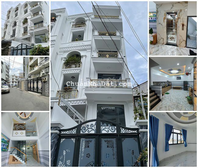 Nhà 4 lầu (3,7x17) 7phòng,10wc, thang máy, mặt tiền Nguyễn Trung Trực