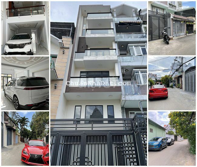 Bán nhà mặt tiền Lê Trực, Bình Thạnh 5L 4x23+t,máy