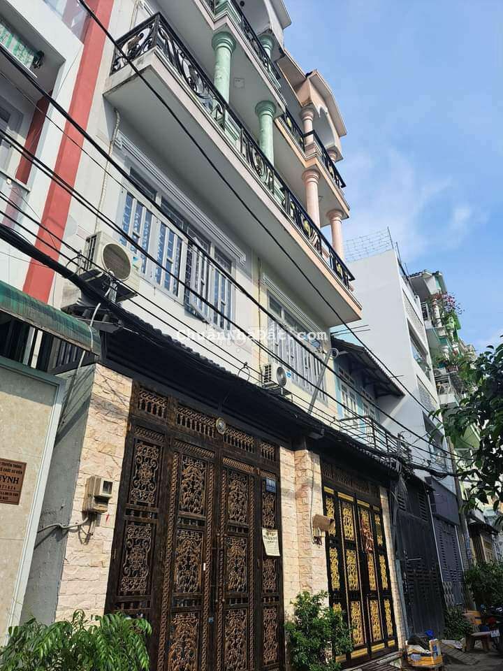 Nhà 4 tầng hẻm 118 đường số 8 bhh B, xe hơi ngủ nhà dt 40m2 chỉ 3,1ty