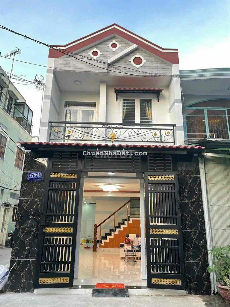 nhà 1/ tân hoà đông hẻm xe hơi thông