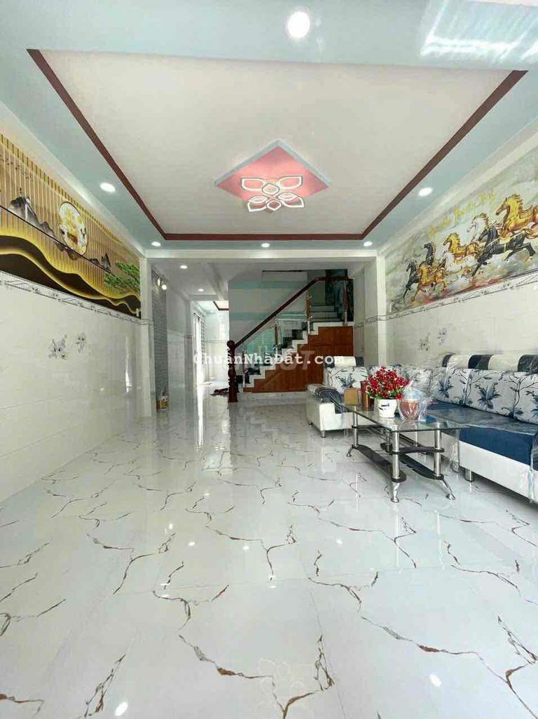 nhà 1/ tân hoà đông hẻm xe hơi thông