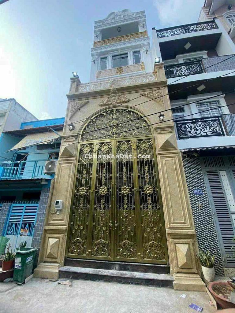 nha xây mới 100% hẻm thông xe hơi bình trị đông A