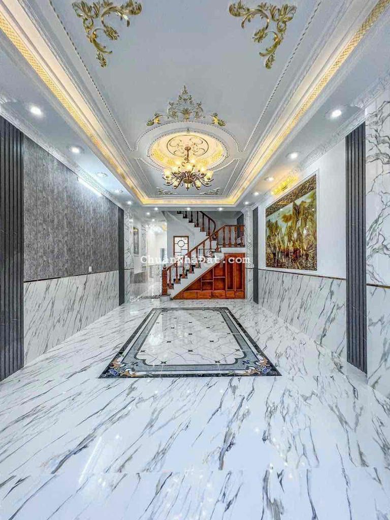 Bán nhà 3 lầu mới xây khu Văn Hoá Tây Đô , Nội thất cao cấp gần chợ