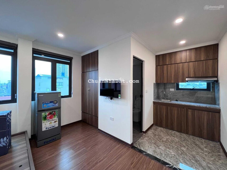 Bán chung cư mini mới xây Cầu Giấy 90m2 8T thang máy 23 tỷ lô góc ngõ thông ô tô 29 phòng 150tr/th