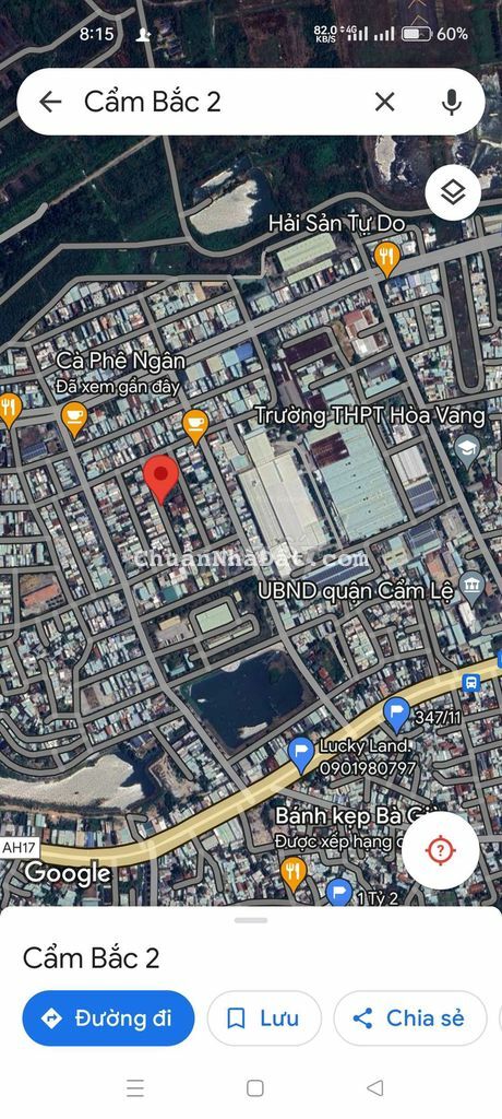 NHÀ ĐƯỜNG CẨM BẮC 2, PHƯỜNG HOÀ THỌ ĐÔNG